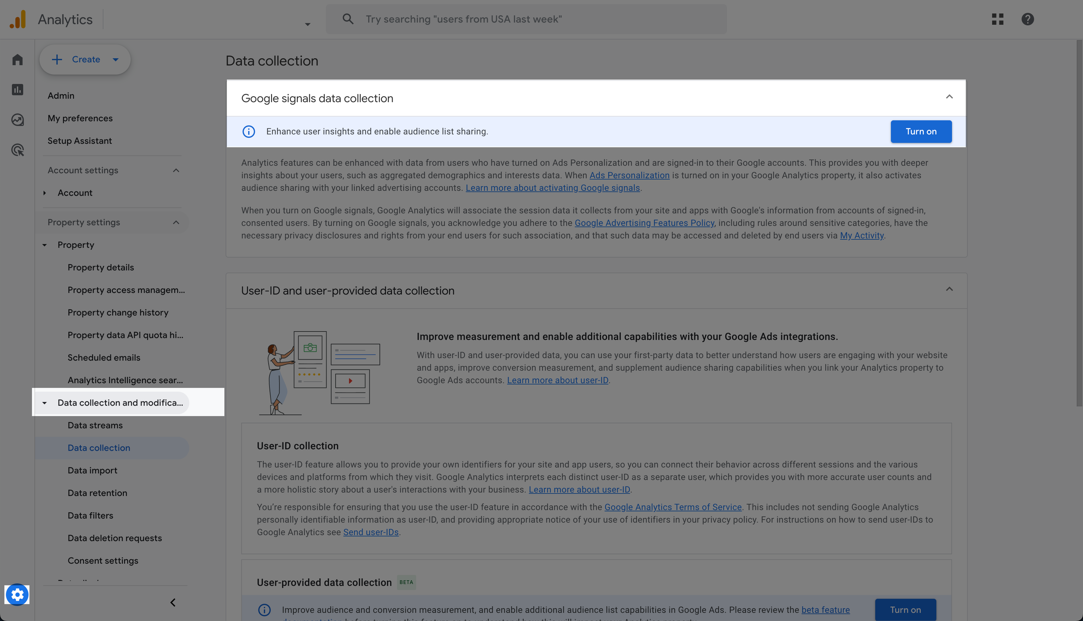 Google-analytics-report-how-to-turn-on-signals