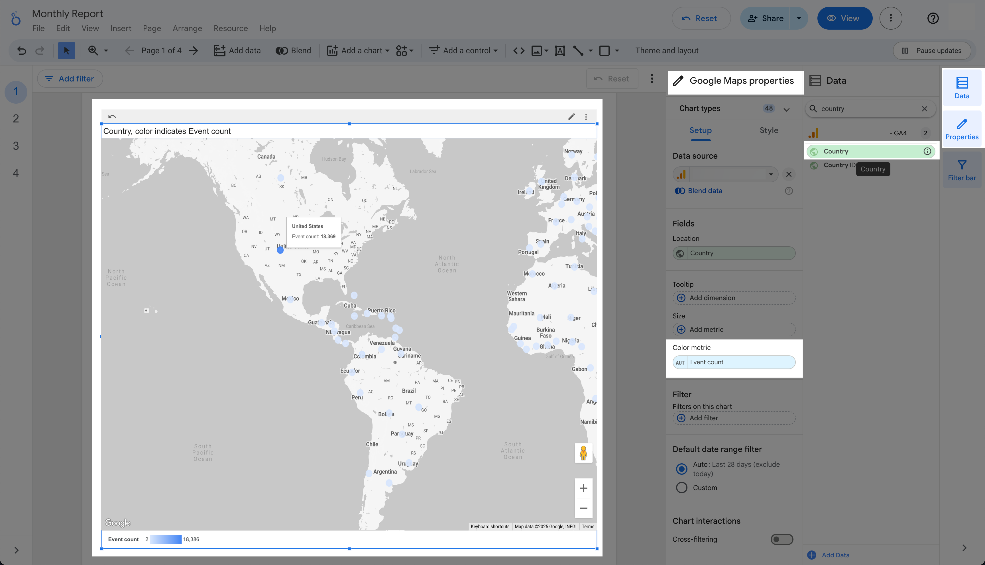 Google-analytics-report-using-google-maps
